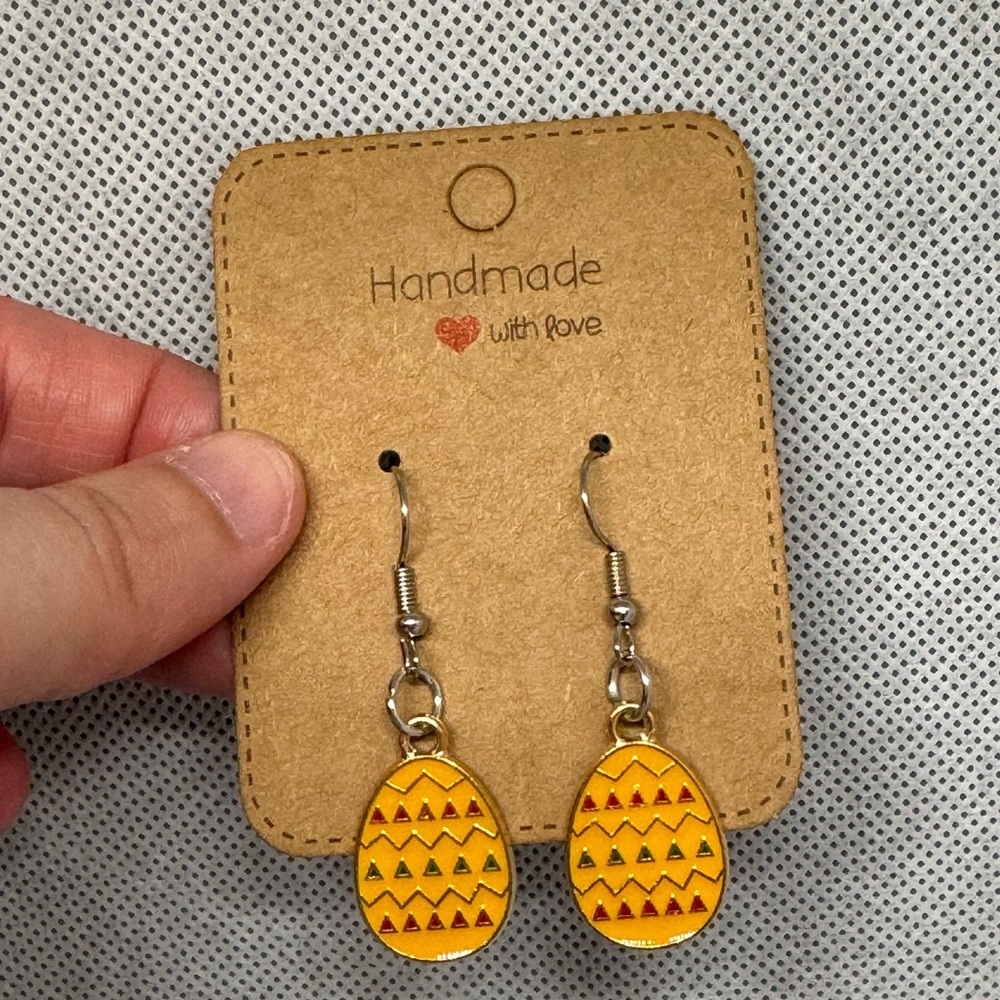 Handmade Easter Egg Earrings